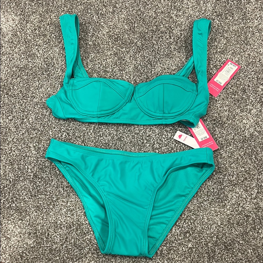 Xhilaration Teal Bikini Set
